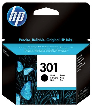 HP 301 musta väripatruuna