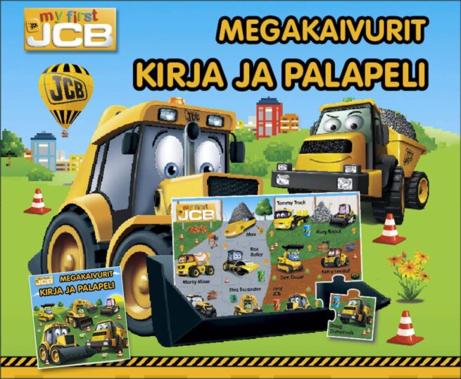 Megakaivurit : kirja & palapeli