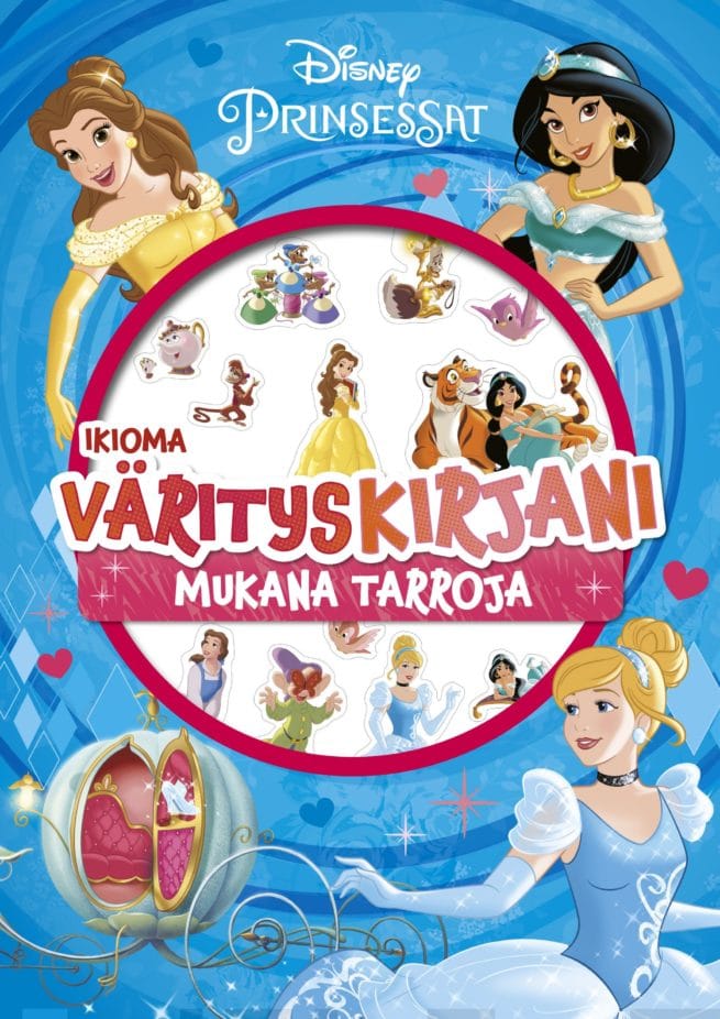 Disney Prinsessat Ikioma värityskirjani (täytettävä kirja)