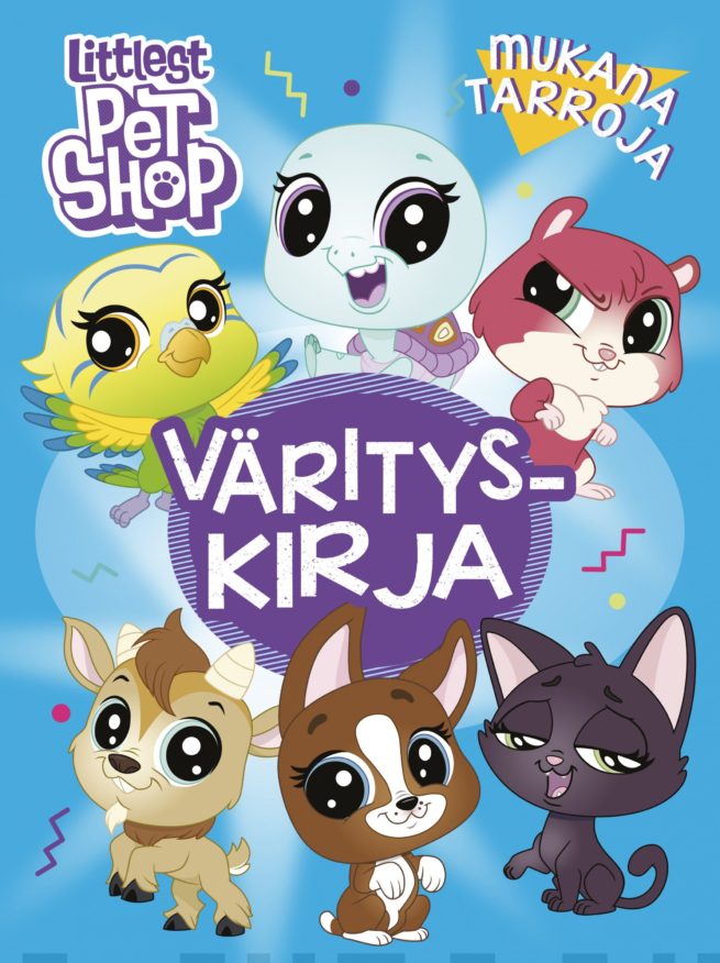 Littlest Pet Shop värityskirja (täytettävä kirja)