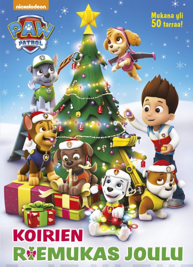 Ryhmä Hau - Paw Patrol Koirien riemukas joulu (täytettävä kirja)