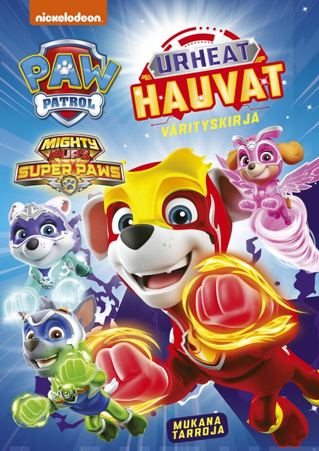 Ryhmä Hau paw patrol (täytettävä kirja) : mighty pups super paw