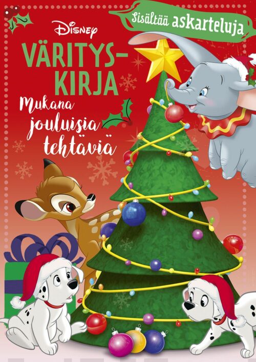 Disney Klassikot Jouluinen väritys- ja askartelukirja (täytettävä kirja)