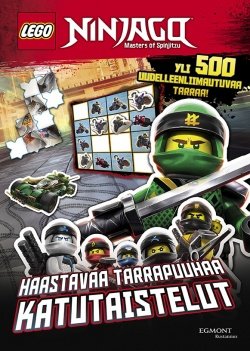 Lego Ninjago 500 tarraa puuhakirja (täytettävä kirja)