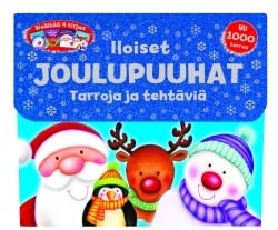 Iloiset joulupuuhat : tarroja ja tehtäviä