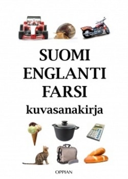 Suomi-englanti-farsi kuvasanakirja