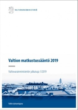 Valtion matkustussääntö 2019 (painettu)