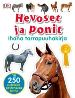 Hevoset ja ponit – Ihana tarrapuuhakirja