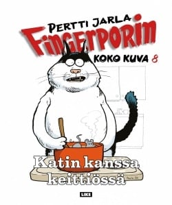 Fingerporin koko kuva 8: katin kanssa keittiössä