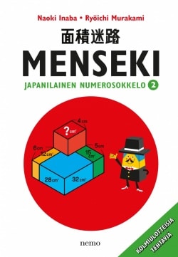 Menseki – japanilainen numerosokkelo 2 (täytettävä kirja)