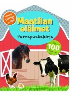 Maatilan eläimet : liimaa tarroja ja opi (100 tarraa)