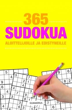 365 Sudokua aloittelijoille ja edistyneille (täytettävä kirja)