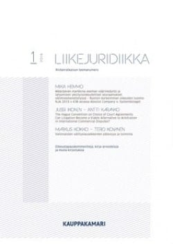 Liikejuridiikka 1/2016