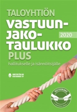 Taloyhtiön vastuunjakotaulukko plus 2019 : hallitukselle ja isännöitsijälle