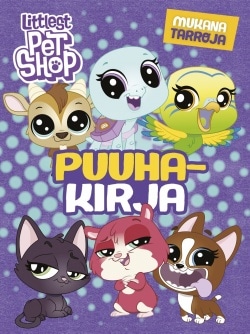 Littlest Pet Shop puuhakirja (tarra-arkki, kannessa kimalle)