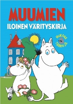 Muumien iloinen värityskirja (tarra-arkki)