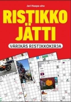 Ristikkojätti (täytettävä kirja) : värikäs ristikkokirja