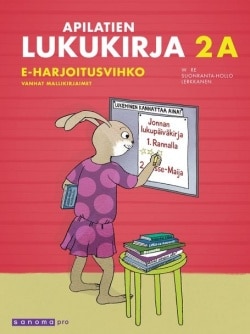 Apilatien lukukirja Eriyttävä harjoitusvihko 2a (vanhat mallikirjaimet)