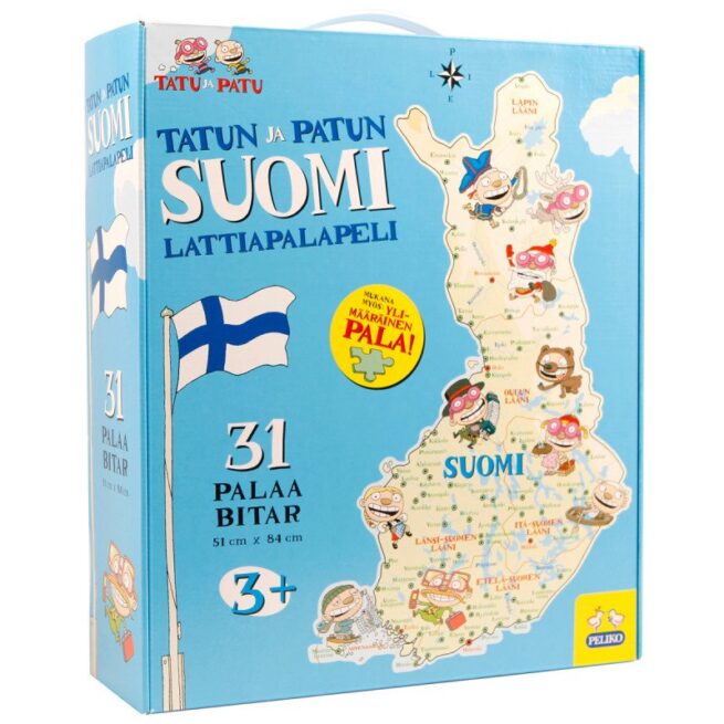 Tatu ja Patu Suomi lattiapalapeli