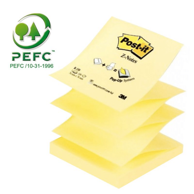 Post-it R330 Z-notes viestilappu keltainen, 12 kpl/pkt