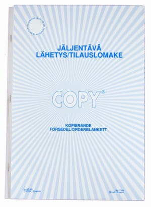 Copy lähetys/tilauslomake LT450