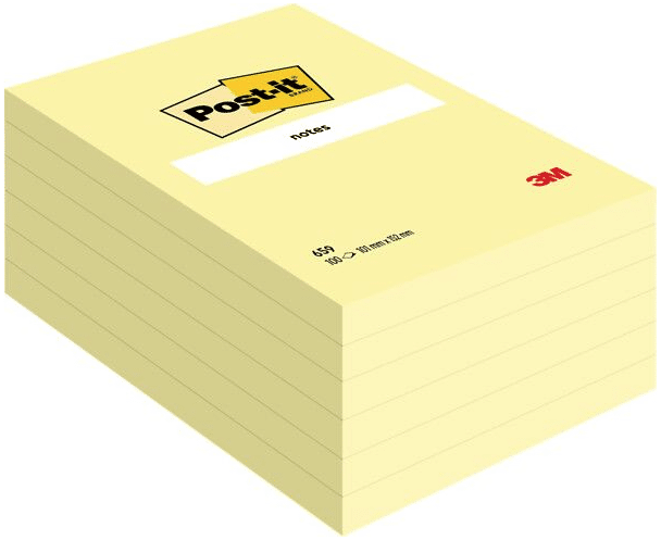 Post-it 659 viestilappu blanco, 6 nidettä/pkt Suomen vanhin kirjakauppa - Vuodesta 1899