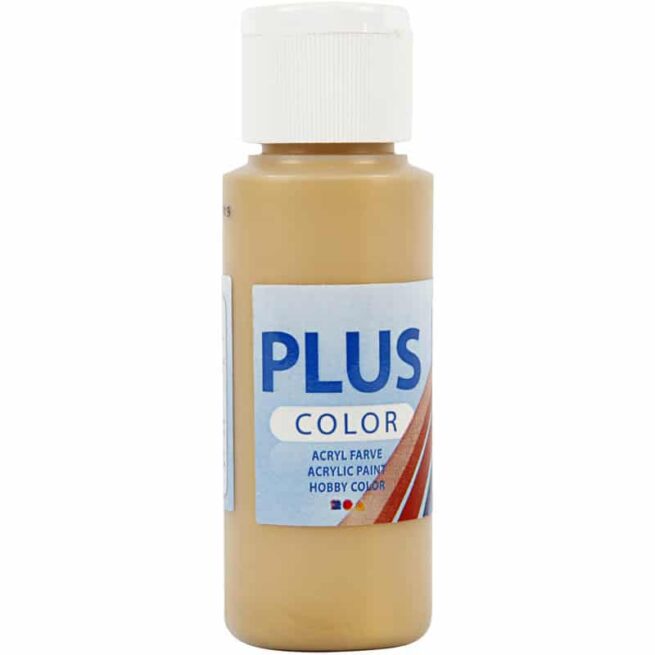 Plus Color askartelumaali 60 ml, kulta