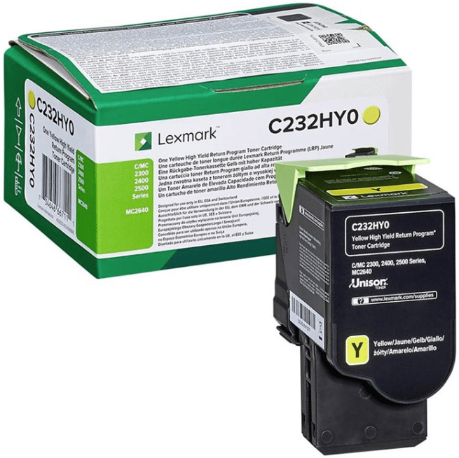 Lexmark C232HY0 keltainen värilaserkasetti