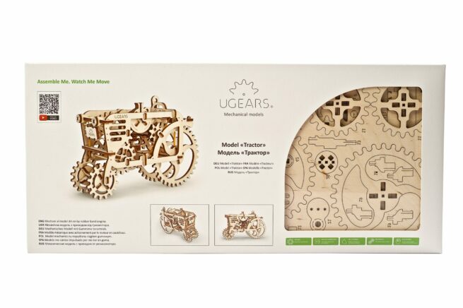 3D palapeli Tractor, Ugears Mechanical models - Image 4