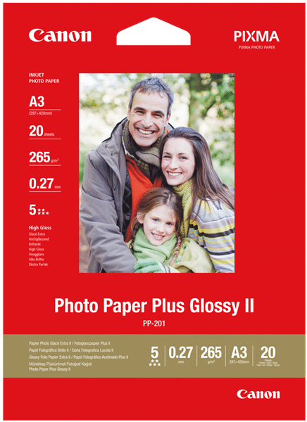 Canon Photo Paper Plus Glossy2 PP-201, A3