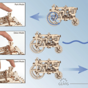 3D palapeli Tractor, Ugears Mechanical models - Image 6