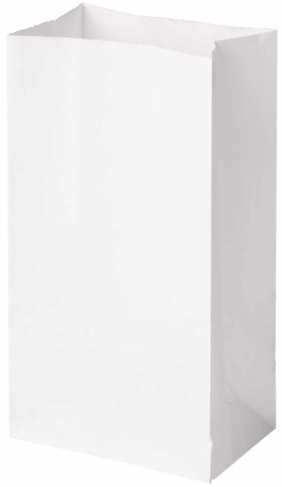 Paperipussi valkoinen 10 kpl/pss