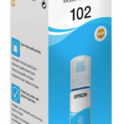 Epson 102 cyan mustepullo, ecotank