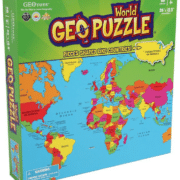 Geo Puzzle maailma palapeli, 68 palaa