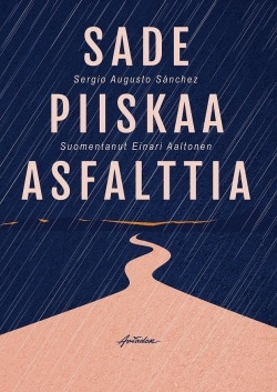 Sade piiskaa asfalttia