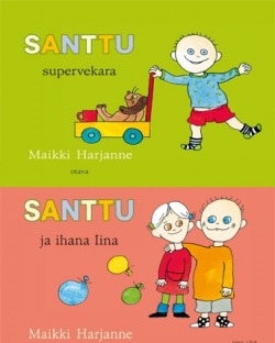 Santtu supervekara/Santtu ja ihana Iina (kääntökirja)