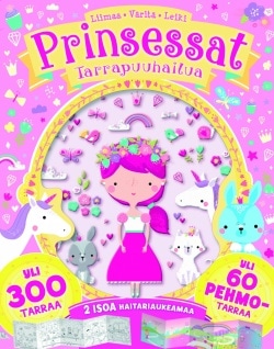 Prinsessat – tarrapuuhailua (liimaa, väritä, leiki)