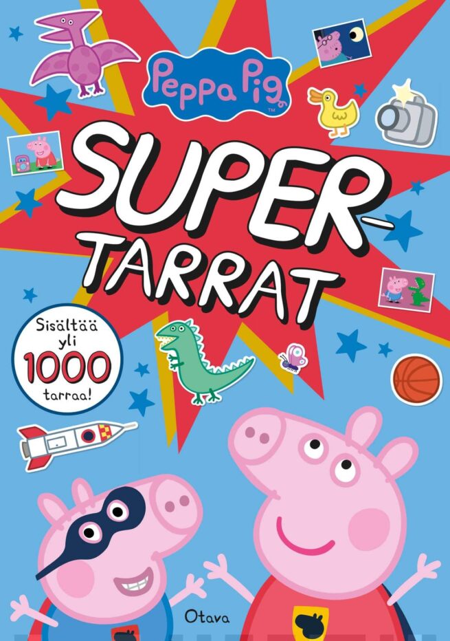Pipsa Possu supertarrat puuhakirja (yli 1000 tarraa)