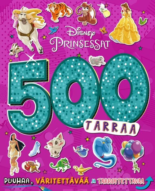 Disney Prinsessat 500 tarraa puuhakirja