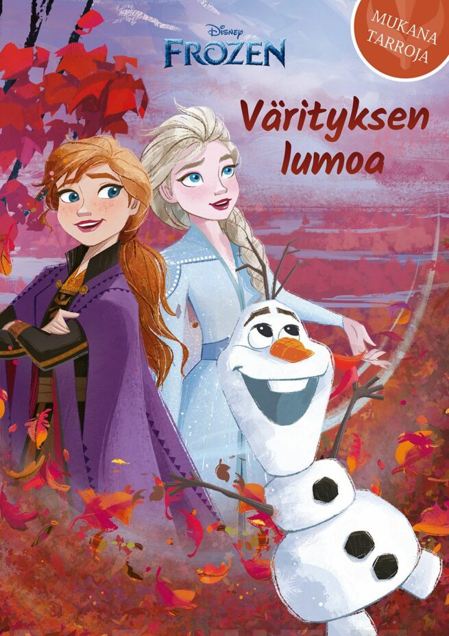 Disney Frozen värityskirja, sis. tarroja