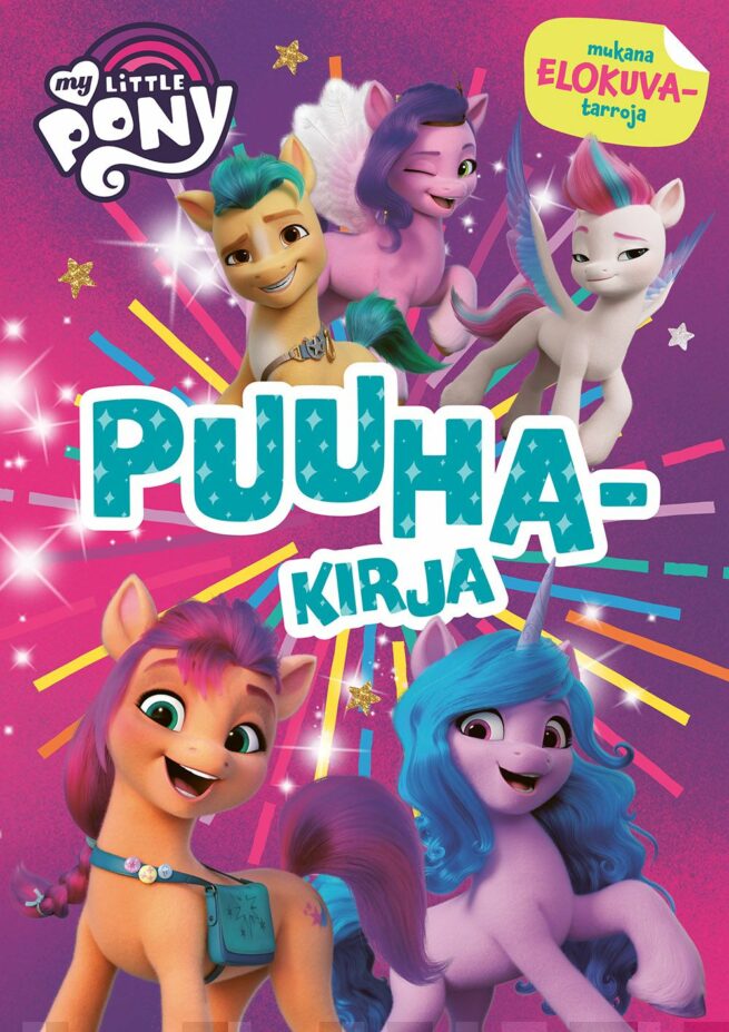My Little Pony Movie puuhakirja, sis. tarroja