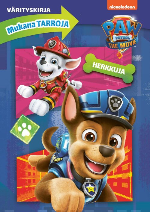 Ryhmä Hau – Paw Patrol Movie värityskirja, sis. tarroja