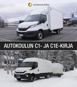 Autokoulun C1- ja C1E-kirja