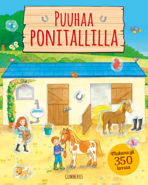 Puuhaa ponitallilla