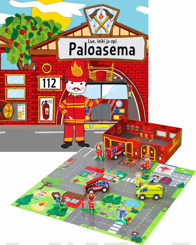 Paloasema - Lue, leiki ja opi (sis. irrotettavia osia)