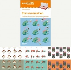 Etsi samanlainen miniLuko (tehtäväkirja) : visuaalisen hahmottamisen harjoituksia alkuopetukseen