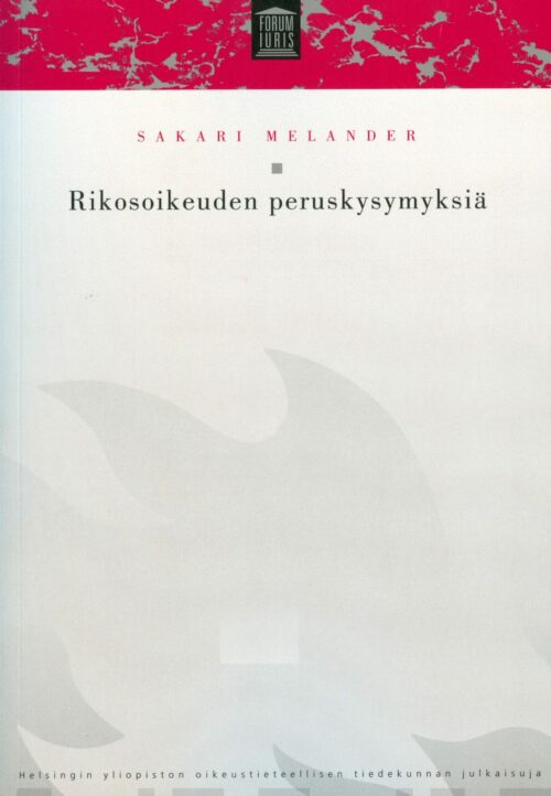 Rikosoikeuden peruskysymyksiä