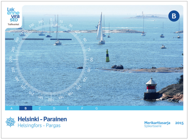 Merikarttasarja B, Helsinki - Parainen / Sjökortsserie B, Helsingfors - Pargas 2015