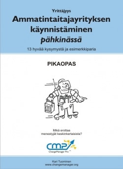 Ammatintaitajayrityksen käynnistäminen pähkinässä