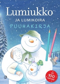 Lumiukko ja lumikoira puuhakirja